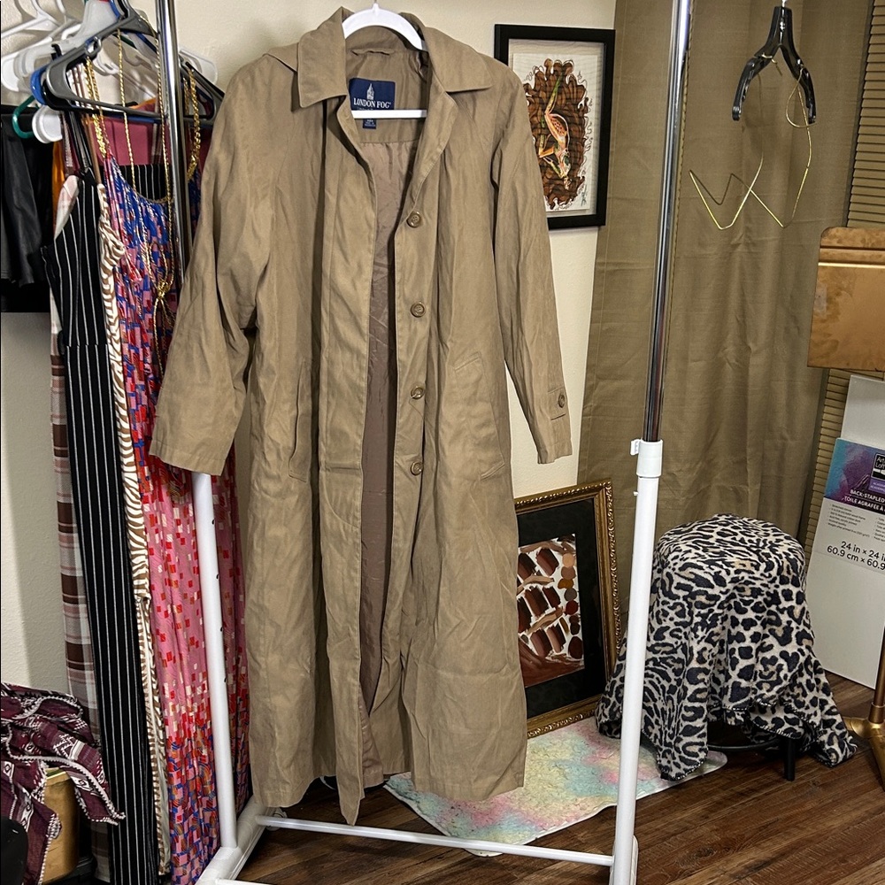 London Fog Classic Beige Trench Coat